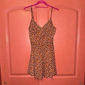 Blush Red Floral Dress